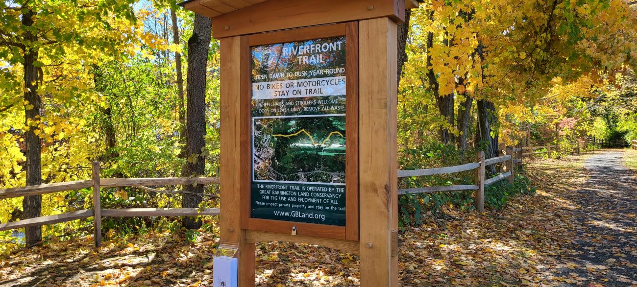 Happy Arbor Day! Enjoy Riverfront Trail Tree Signs Great Barrington